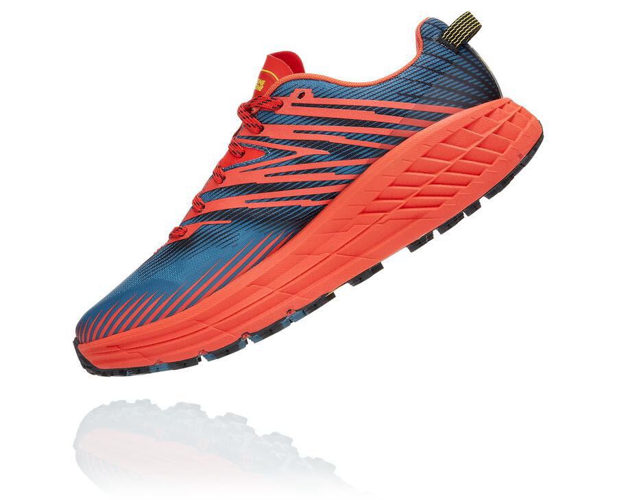 Hoka One One Spor Ayakkabı Erkek Kırmızı - Speedgoat 4 - NZ6932784